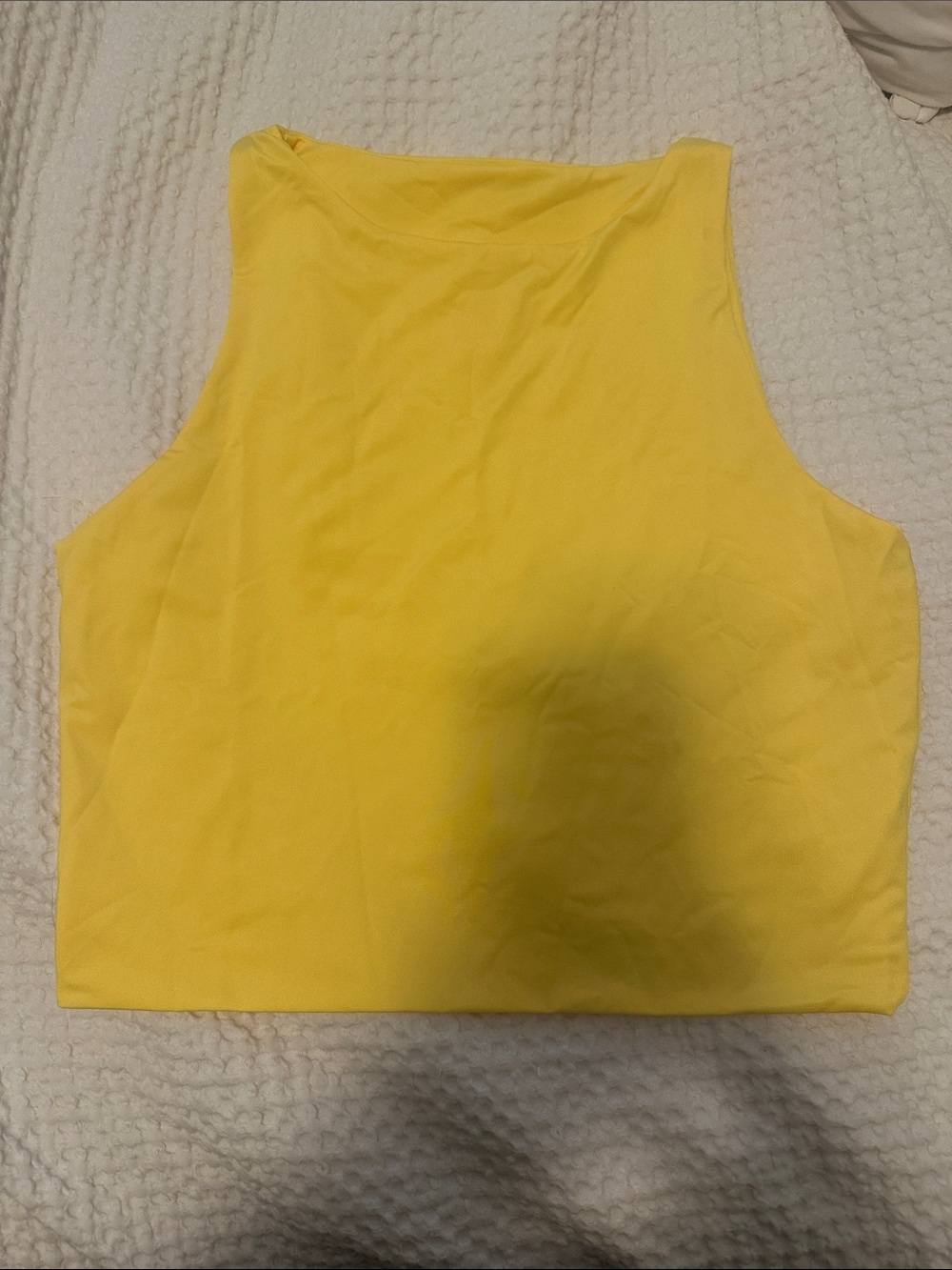 Yellow Women's Sleeveless Top